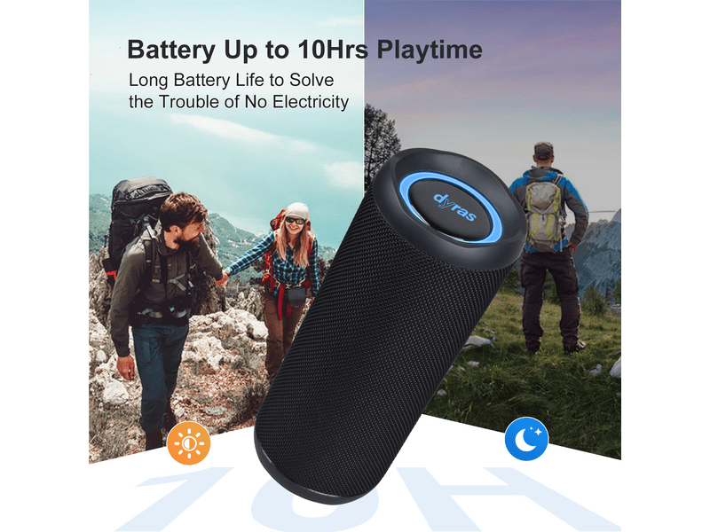 Dyras SP-Q28B Prijenosni Bluetooth zvučnik