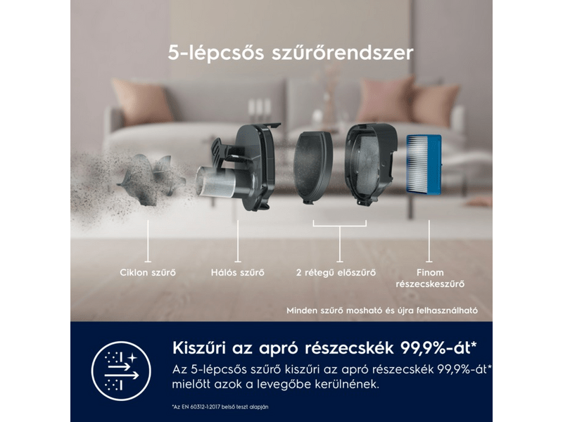 Electrolux ES62HB25UV Hygienic 600 álló porszívó