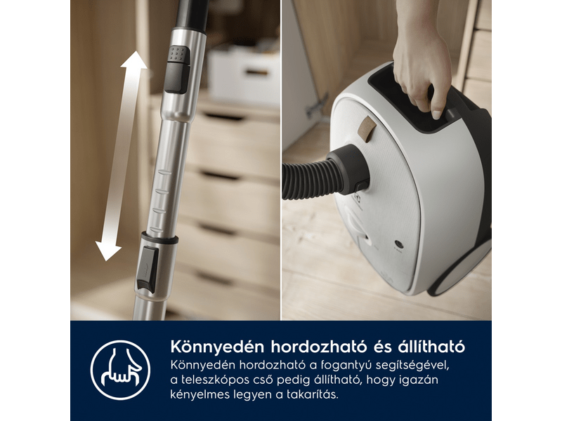 Porzsákos porszívó Hygienic, 550W