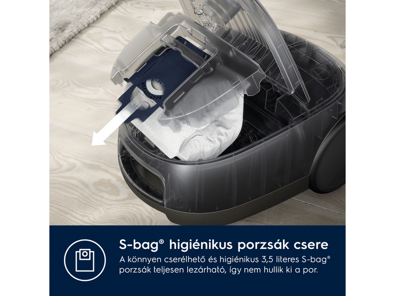 Porzsákos porszívó Clean 550W