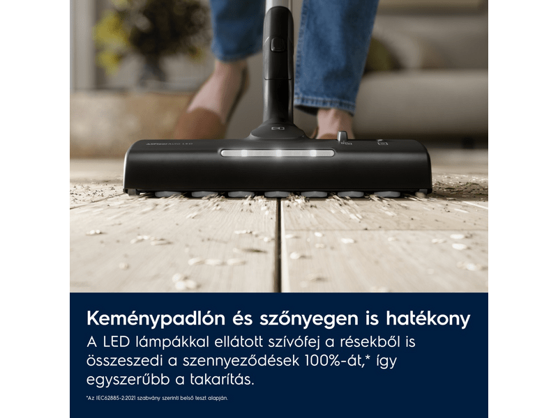 Porzsákos porszívó, 550W, világos szürke