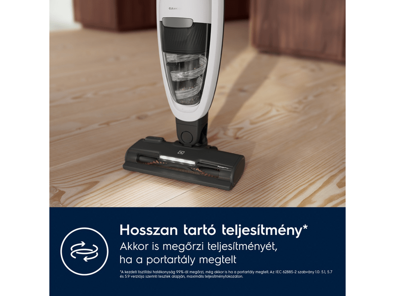 Clean500  vez.nélk. álló porsz., fehér