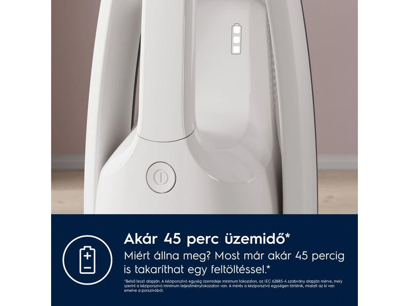 Clean500  vez.nélk. álló porsz., fehér