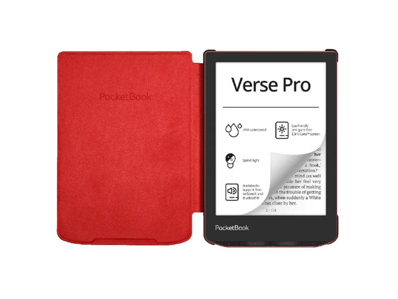 PocketBook PB629-634 Shell E-book tok, piros (H-S-634-R-WW)