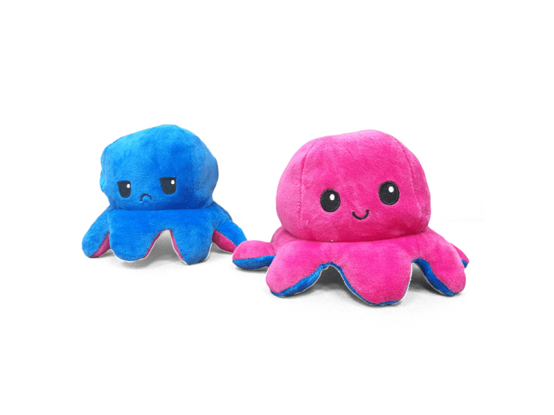 Kifordítható plüsspolip, többféle (POL153)