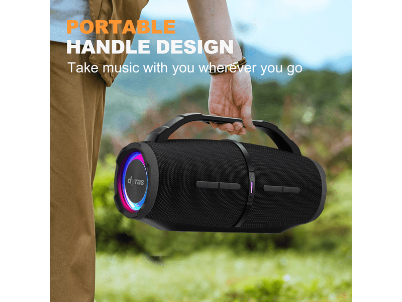 Dyras BOOM-H2B Hordozható party hangszóró