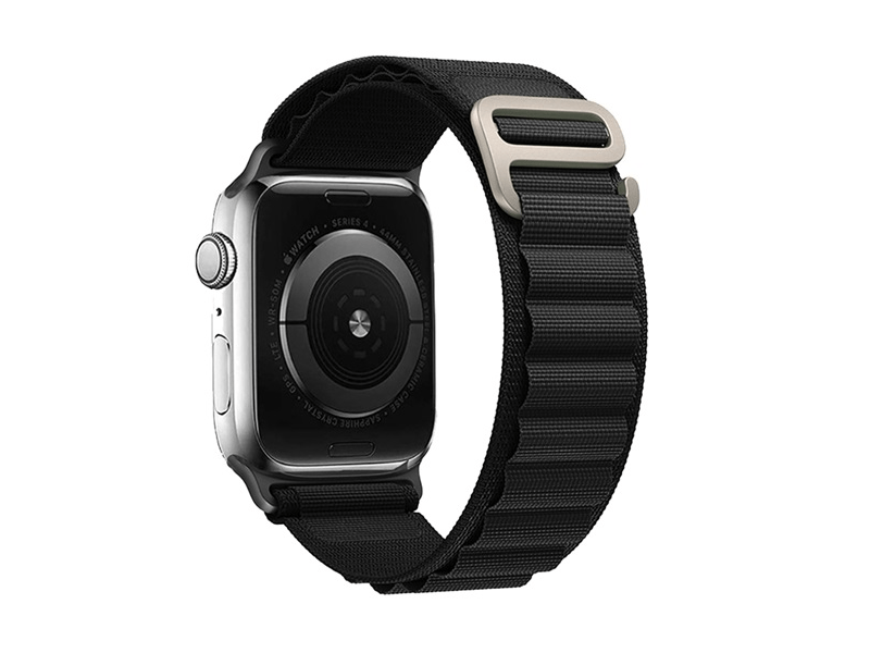 Gigapack Apple Watch Ultra 2/Series 9/3 Óraszíj, fekete (GP-142737)