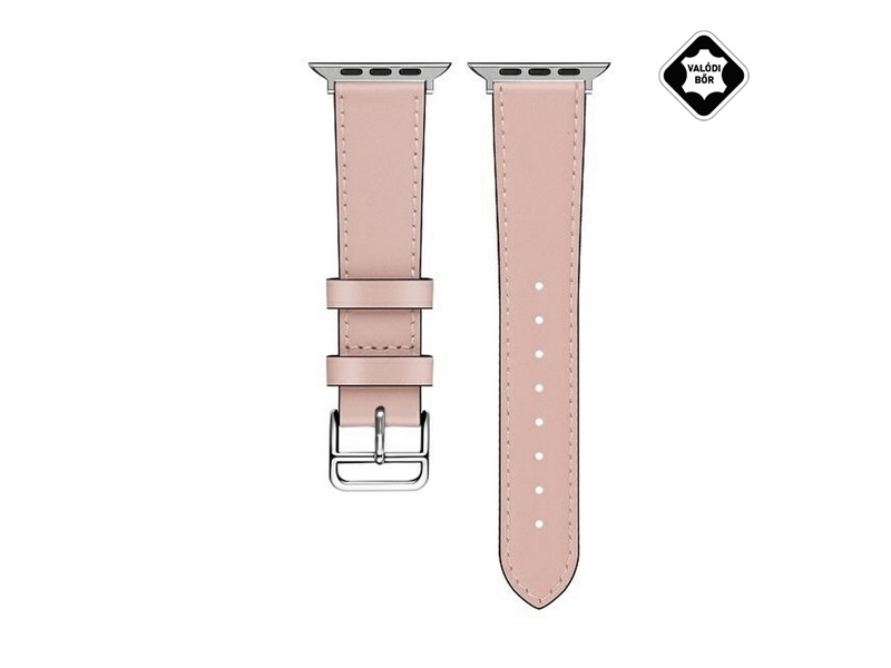 Gigapack Univerzális 20mm bőr pótszíj, rózsaszín (155181)