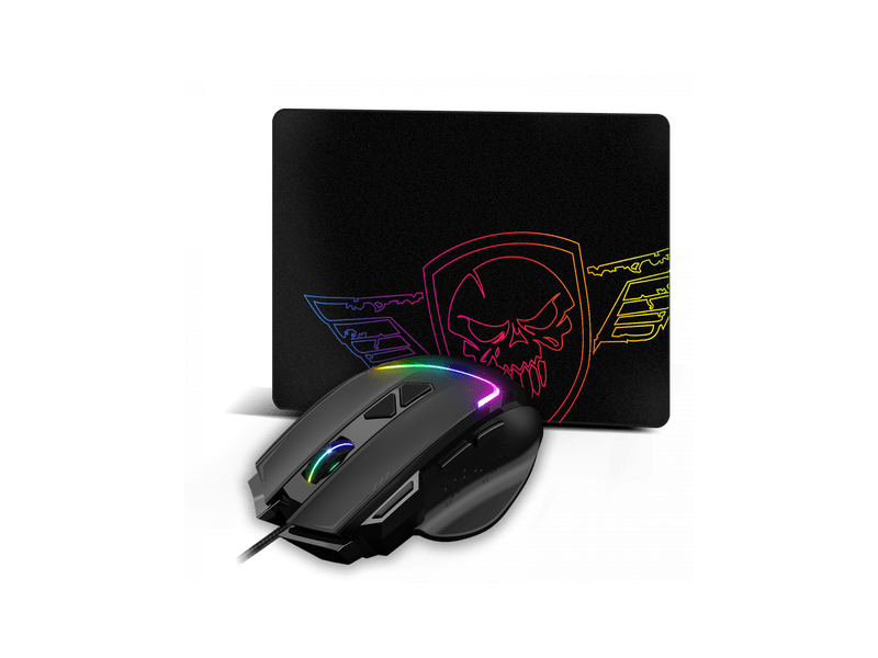 Spirit of Gamer Pro-M3 RGB gamer egér + egérpad csomag (S-PM3RGB)