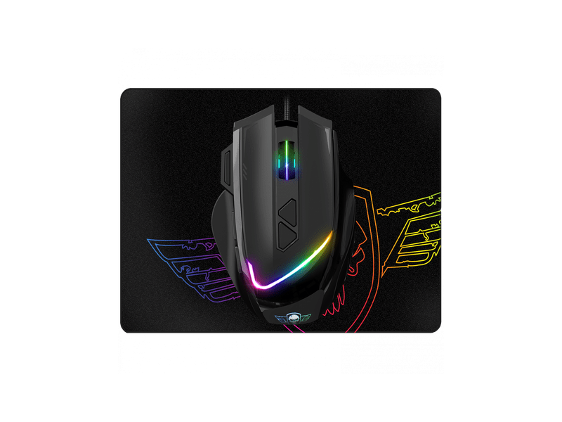 Spirit of Gamer Pro-M3 RGB gamer egér + egérpad csomag (S-PM3RGB)