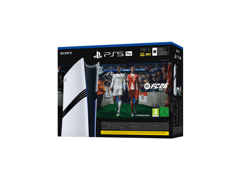 Sony PlayStation 5 (PS5) Pro 2TB Játékkonzol + EA Sports FC 26