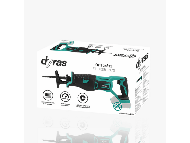 Dyras PT-BRSB-217S akumulatorska sabljasta pila