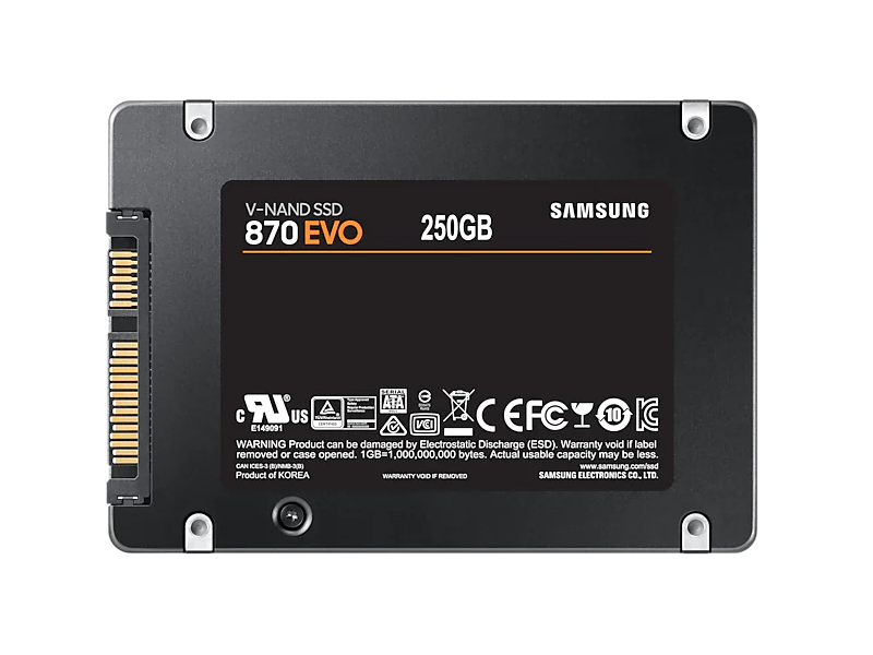 Samsung MZ-77E250B/EU SSD 870 EVO SATA III, 2.5