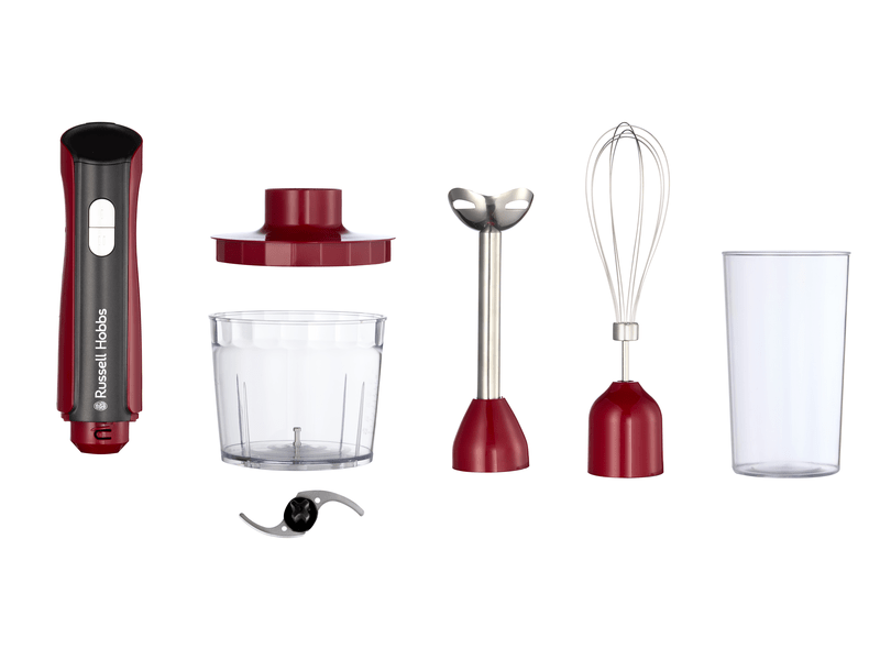 Russell Hobbs Desire 3u1 štapni blender 500W, crveni (27140-56)