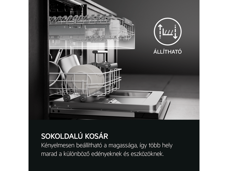 AEG FSE73507P Beépíthető keskeny mosogatógép