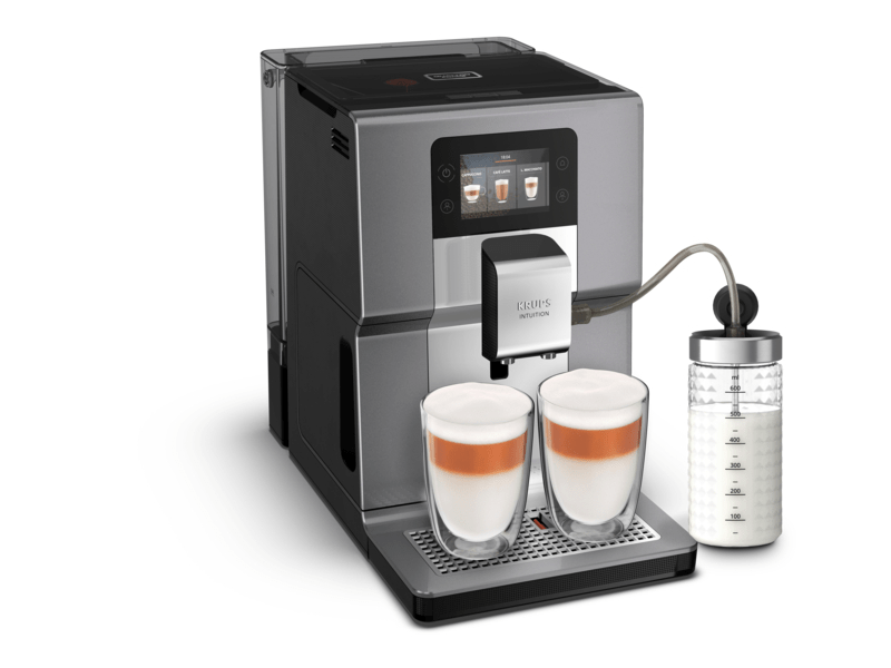 Krups EA875E10 Intuition Preference+ Krómozott kávéfőző