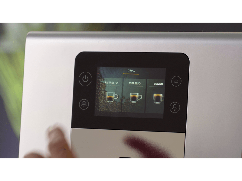 Krups EA875E10 Intuition Preference+ Krómozott kávéfőző