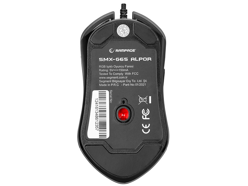 Rampage SMX-G65 ALPOR Gamer egér