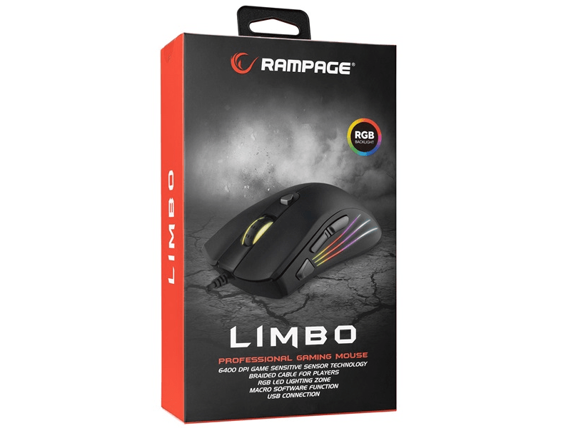 Rampage SMX-R33 LIMBO Gamer egér (36025)