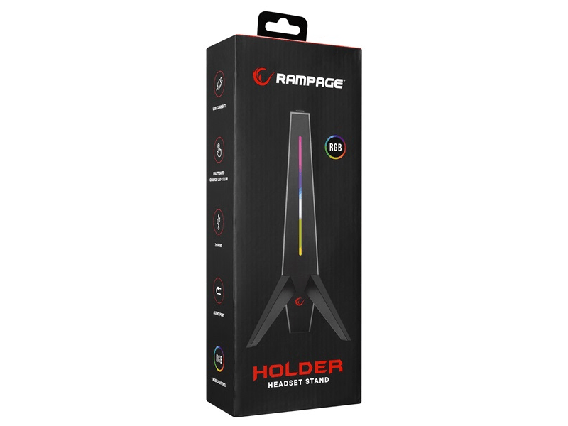 Rampage Fejhallgató állvány - RM-H20