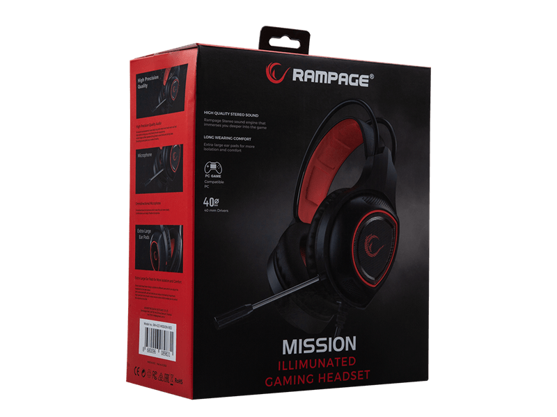 Rampage RM-K23 MISSION Fejhallgató (33461)