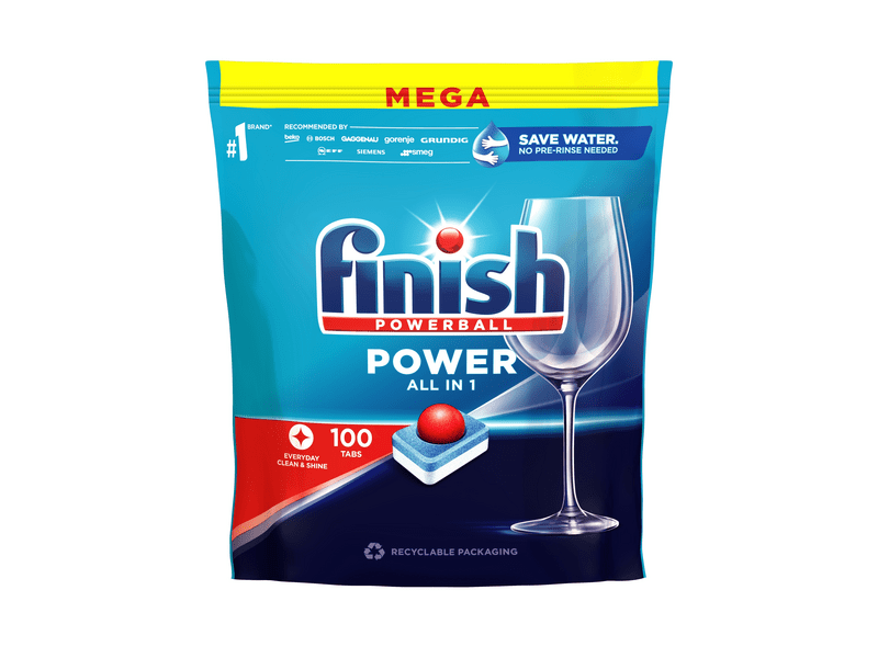 Finish Power Essential mosogatógép-tabletta, Regular, 100 db