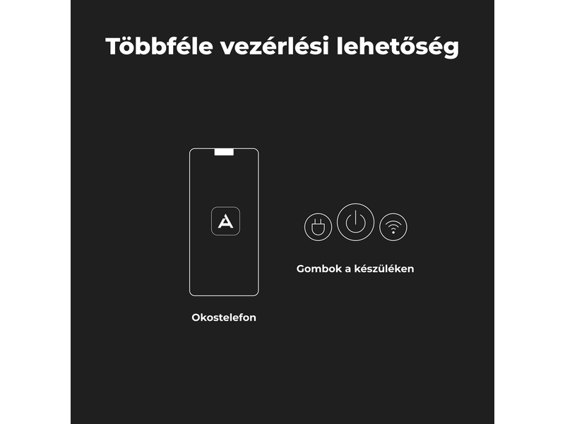 Aeno RC2S Robotporszívó, fehér