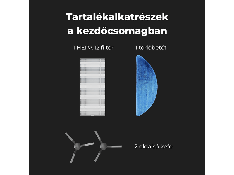 Aeno RC2S Robotporszívó, fehér