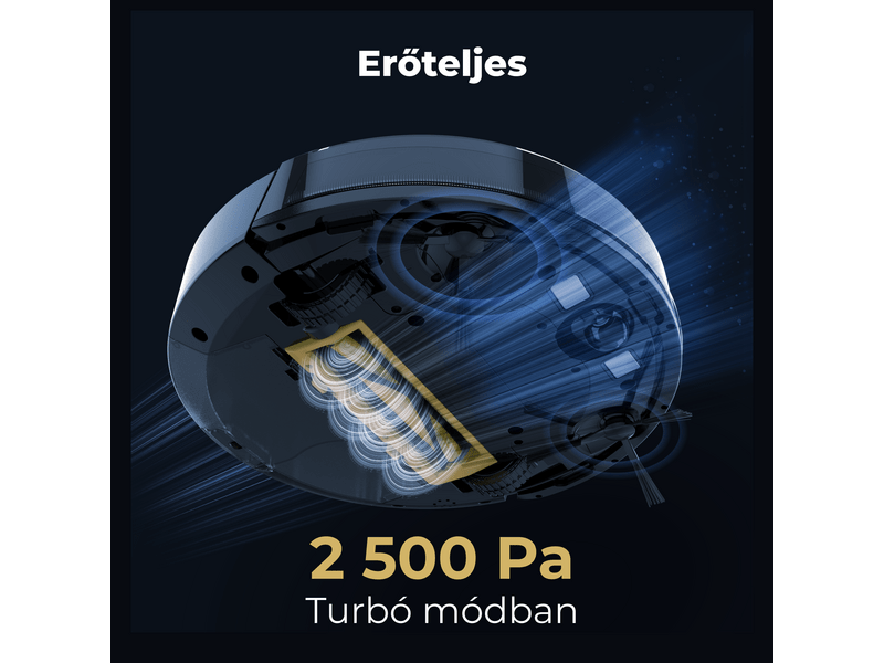 Aeno RC3S Robotporszívó, fekete