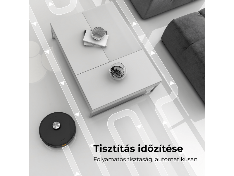 Aeno RC3S Robotporszívó, fekete