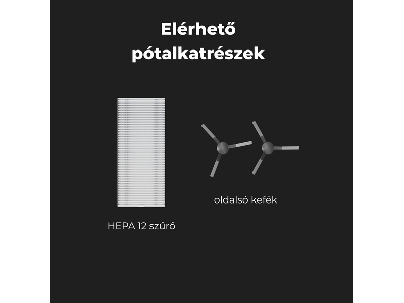 Aeno RC3S Robotporszívó, fekete