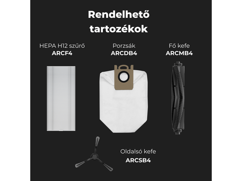 Aeno RC4S Robotporszívó (ARC0004S)