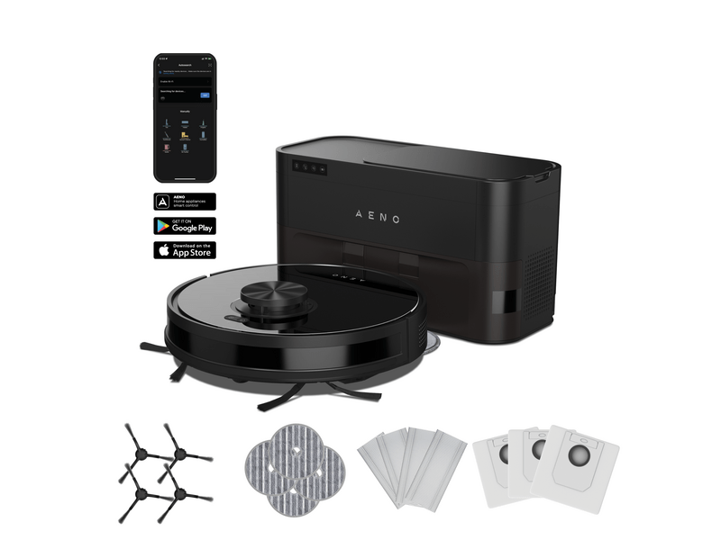 Aeno RC5S robotski usisavač, crni (ARC0005S)