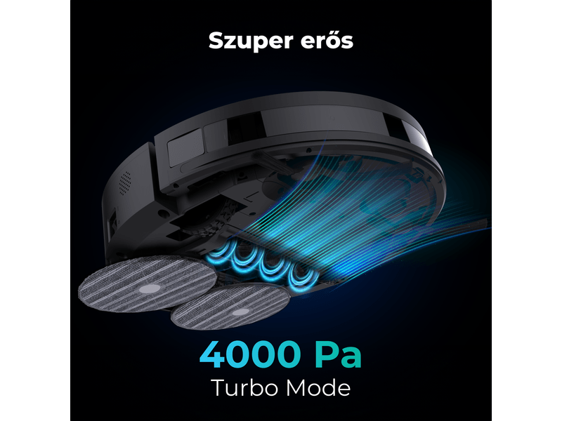 Aeno RC5S Robotporszívó, fekete (ARC0005S)