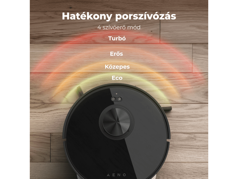 Aeno RC5S Robotporszívó, fekete (ARC0005S)