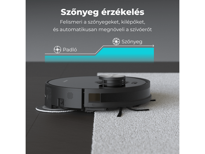 Aeno RC5S Robotporszívó, fekete (ARC0005S)