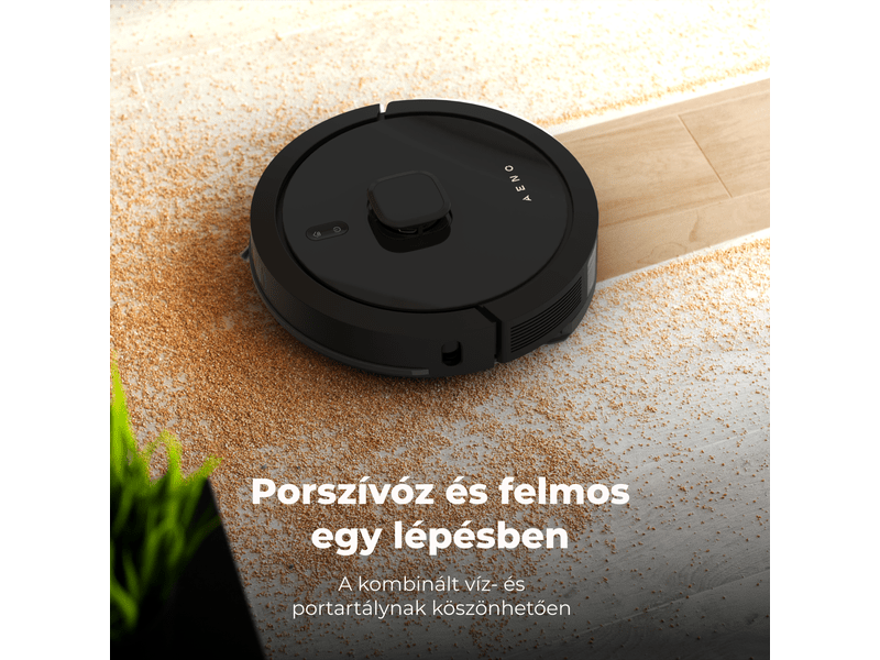 Aeno RC7S Robotporszívó, fekete (ARC0007S)