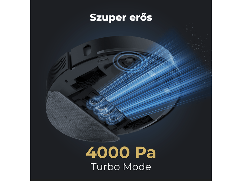 Aeno RC7S Robotporszívó, fekete (ARC0007S)