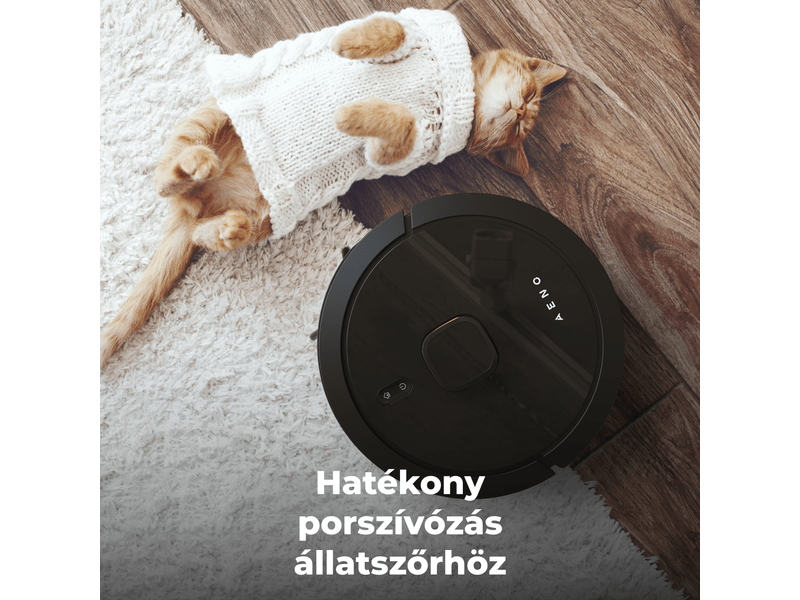 Aeno RC7S Robotporszívó, fekete (ARC0007S)