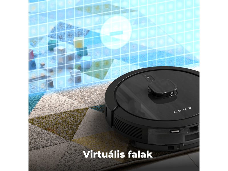 Aeno RC7S Robotporszívó, fekete (ARC0007S)