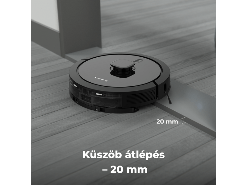 Aeno RC7S Robotporszívó, fekete (ARC0007S)