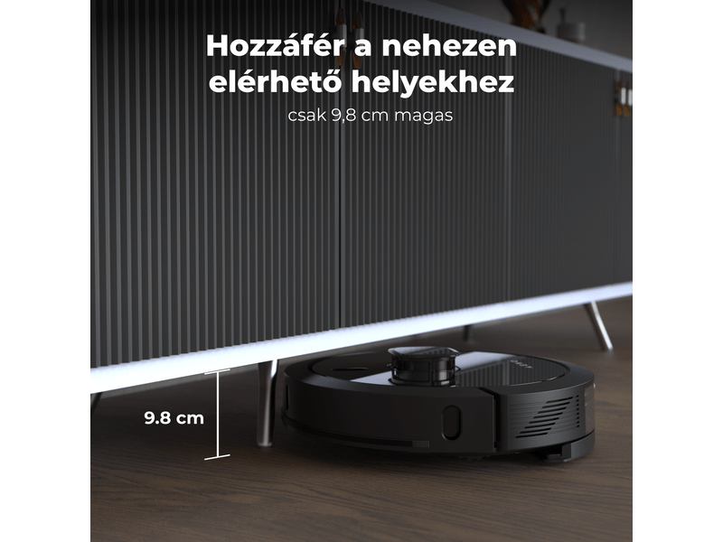 Aeno RC7S Robotporszívó, fekete (ARC0007S)