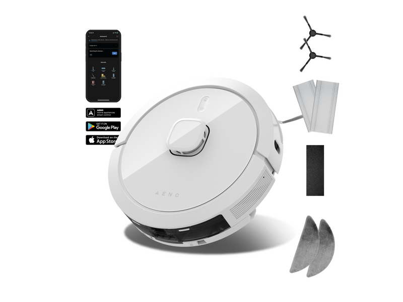 Aeno RC8S Robotski usisavač, bijeli (ARC0008S)