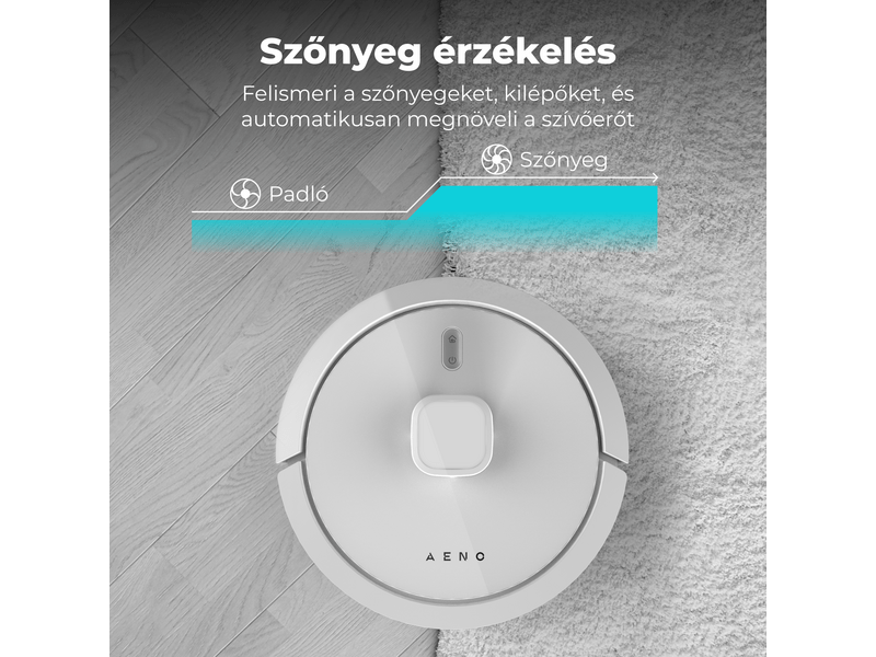 Aeno RC8S Robotporszívó, fehér (ARC0008S)