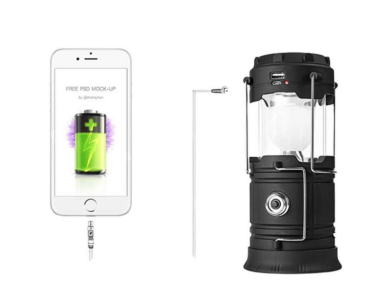 Uniross tölthető kemping solar lámpa 200lm (ULSA05)