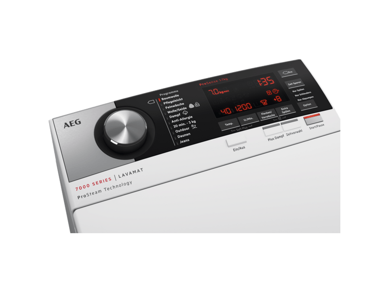 AEG LTN8C373E Felültöltős mosógép, gőzfunkcióval
