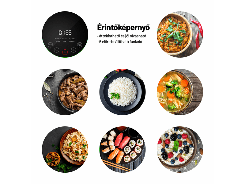 Lauben NRCD1500WT Rizsfőző 1.5L