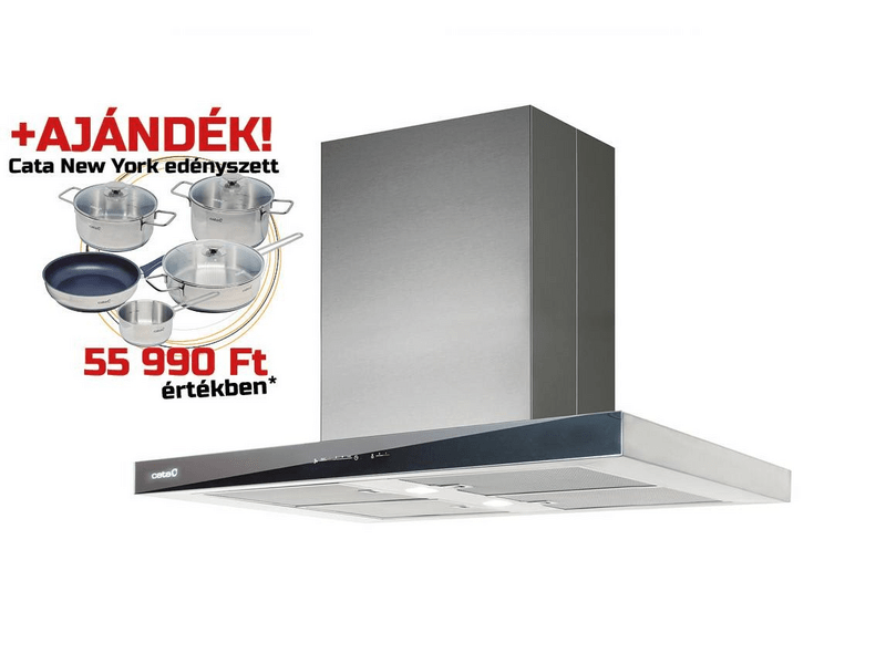 Cata ISLA LEGEND 900 XGBK Páraelszívó + Cata New York edényszett
