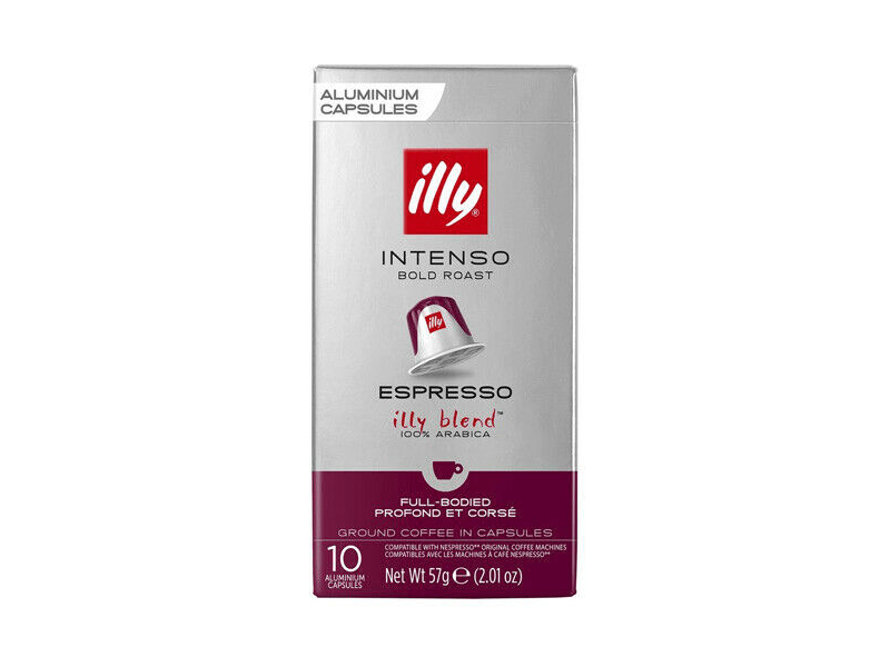 Illy Espresso Intenso Nespresso kompatibilis kávékapszula, 10db