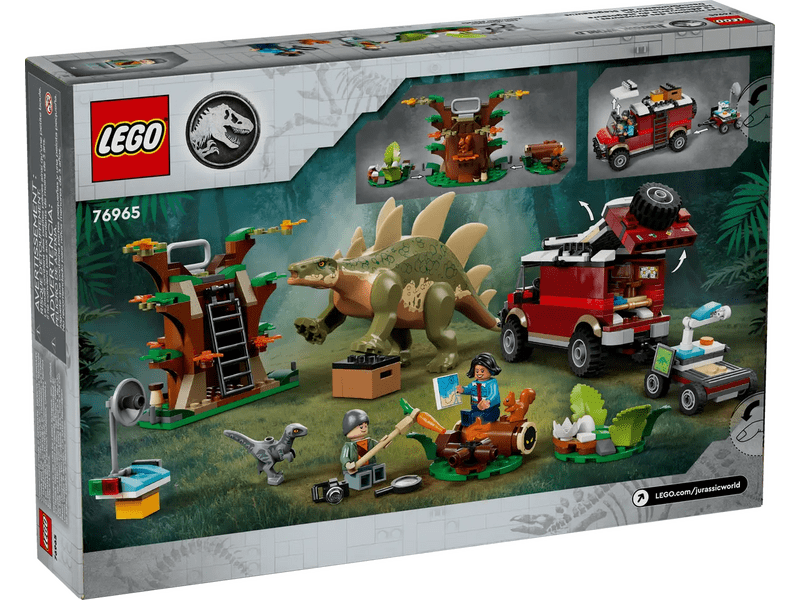 LEGO® Jurassic World Dinóküldetések: a stegosaurus felfedezése (76965)